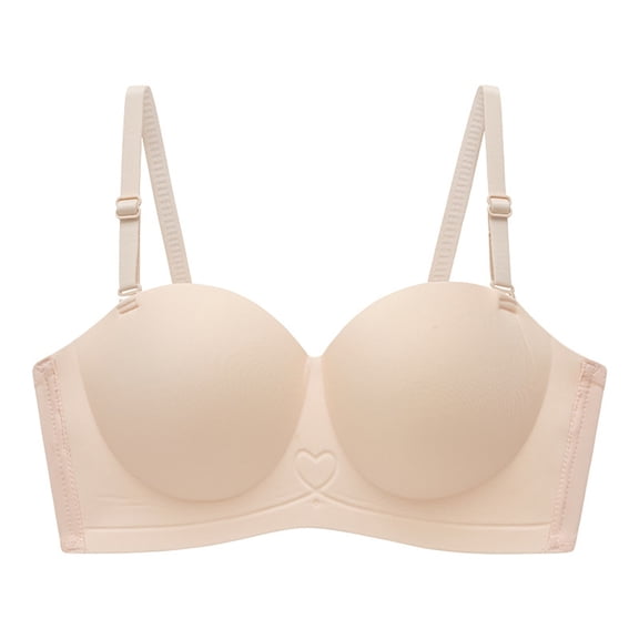 XIYON Womens Bras Women's Strapless Soft Bralette Wireless Half Cup Design For Comfort For Everyday Wear Classic