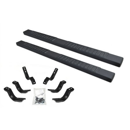 Go Rhino 6862404387T 6" OE Xtreme II Side Steps with Mounting Brackets Kit - Diesel For 15-19 Silverado 2500 HD, Silverado 3500 HD, Sierra 2500 HD, Sierra 3500 HD Fits select: 2015-2019 GMC SIERRA