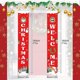 thumbnail image 2 of Feliz Navidad Banner Navidad porche signo decoración al aire libre interior pared decoraciones, 2 of 5