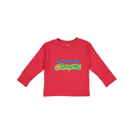 

Inktastic Accountant in Training Accounting Gift Toddler Boy or Toddler Girl Long Sleeve T-Shirt