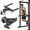 B-For 2"x2" Rack with 5/8 & 1" hole, variant on Dip Bar Attachment 2x2 Or 3x3 Power Rack - Y-shaped Steel 5mm Foam Grip 5/8" & 1" Hole Tool-freetall Station For Chest/triceps/sh