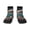 2 Black-1, variant on Flower White Dolphin Pattern Quarter Crew Socks,Toe Seamed Ankle Socks,Cotton Cushioned Breathable Athletic Crew Sports Socks
