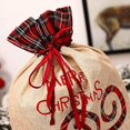 thumbnail image 6 of 2 Pcs Large Christmas Drawstring Gift Bag Santa Bag Christmas Sacks for Presents Red Velvet Christmas Gift Bag for Xmas Party Supplies Holiday Wrapping, 22 x 16 Inch, 6 of 7