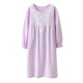 thumbnail image 1 of Ensemble de Pyjama pour Filles - Col Rond Doux, Coupe Ample, Taille Élastique pour Intérieur, Printemps Été, Confort de Sommeil, 1 of 6