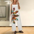 thumbnail image 2 of IROINNID Suspender Jumpsuit For Women Full-Length Summer Backless Loose Jumpsuit, 2 of 6