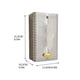 thumbnail image 3 of Dispensador de toallas de papel de pared de acrílico transparente para baño y cocina | Gran capacidad de almacenamiento con puerta lateral para recarga fácil, 3 of 3