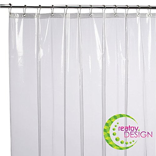 Mildew Resistant Shower Curtain Liner 72x72 Clear Peva Curtain