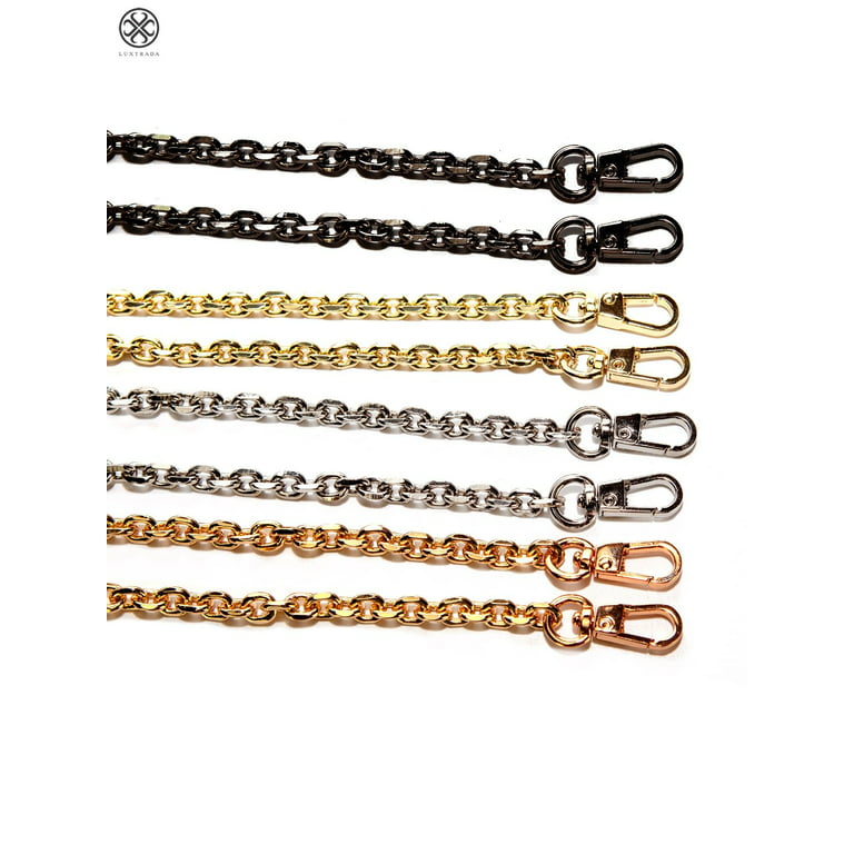 Luxtrada 47 Purse Chain Strap-Handbags Replacement Chains Metal Chain Strap  for Wallet Bag Crossbody Shoulder Chain Gold 