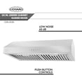 thumbnail image 4 of Cosmo UC30 30-Inch Under-Cabinet Range Hood and Over Stove Vent Light, Silver, 4 of 5