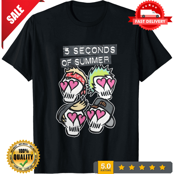 5 Seconds of Summer Summer Mood S-4XL Unisex T-Shirt HD323, NEW INSTOCK-TH81339