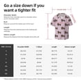 thumbnail image 7 of Xecao offers the Dachshund Dog Puppy for Men's Casual Short-sleeved Shirt, a button-up collared shirt with a pocket, perfect for beach vacations and yacht travel in the 4X-Large size., 7 of 7