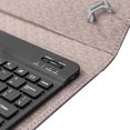 thumbnail image 3 of Teclado Bluetooth Teclado Bluetooth inalámbrico para tableta de 9 10 pulgadas, funda de cuero PU, soporte, 3 of 7