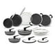 thumbnail image 1 of Bateria de Cocina Flavor Stone Flavortone Samurai Mega Set 14 piezas Acero Inoxidable Antiadherente Negro, 1 of 5
