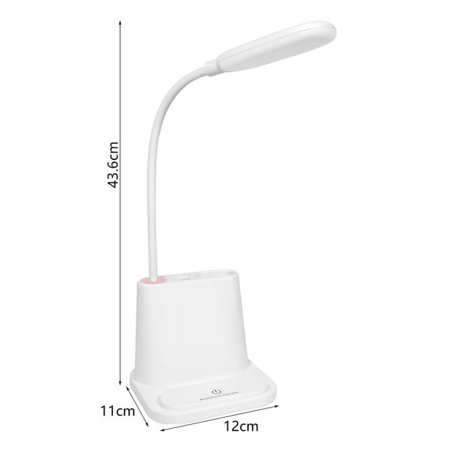 Lámpara Led De Escritorio, Luz De Lectura Recargable Por Usb, Ajuste De Atenuación Táctil, Lámpara De Mesa Para El Cuidado De Los Ojos Para Dormitorio Infantil, Sala De Estar Methold HA022566-00