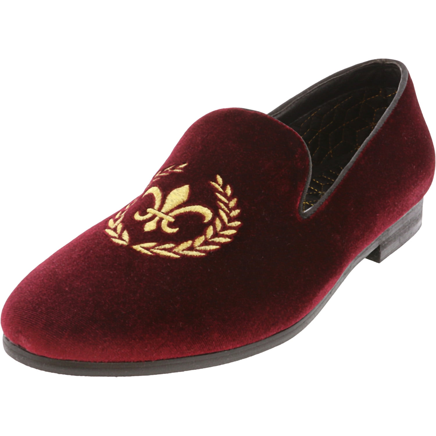 red steve madden loafers