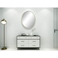 thumbnail image 2 of Infinity Oval Gold Mirror, 24x30", 2 of 3
