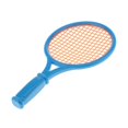 thumbnail image 5 of 1 Pair Tennis Rackets with and 2 Balls Beach Indoor Sports Activity Blue, 5 of 5