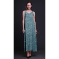 thumbnail image 2 of Bimba Robe Longue Décontractée en Rayonne pour Femmes Bretelles Spaghetti Maxi Robe d'Été-TTTG, 2 of 4