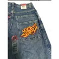 thumbnail image 3 of JNCO-pantalones vaqueros holgados Vintage para hombre y mujer, Pantalón ancho de cintura alta, Harajuku, Hip Hop, bordado con letras, Y2K, 3 of 5