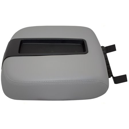 Gmc Yukon Suv - BROCK Center Console Armrest Lid Cover Top Repair Gray Front Replacement for Cadillac Escalade Chevrolet Avalanche Silverado Suburban Tahoe GMC Sierra Yukon Pickup Truck SUV 15941536 19328722