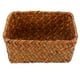 thumbnail image 3 of Yellow Seaweed Woven Basket for Storage Simple Pastoral Style Basket 1Pc 12.5x7x8 inches, 3 of 3
