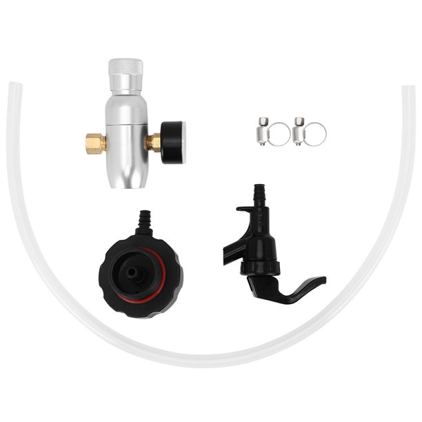 Mini Beer Dispenser Keg Kit with CO2 Regulator Hose Nozzle Beer