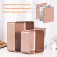 thumbnail image 3 of LLC Cake Baking Pan Square Non-Stick Cheesecake Oven Mold Heat-Resistant Cookie Home Kitchen DIY Tray Bakeware  9-Inch, 3 of 10