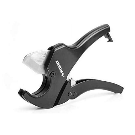 UPC: 0820909997450 | Husky 1-1/4 in.PVC  CPVC  PP  PEX and PE piping Ratcheting PVC Cutter with quick change blade mechanism