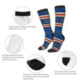thumbnail image 4 of Women's Knee High Socks Retro Cape Verde Flag Outdoor Casual Tube Socks, 4 of 7