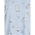 thumbnail image 4 of Peanuts Women's and Women's Plus Snoopy Top and Shorts Pajama Set, 3-Piece, 4 of 5