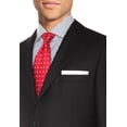 thumbnail image 4 of Mens Side Vent 2 Piece Sharkskin Black Classic Fit Suit, 4 of 6
