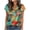 A02, variant on HONHUZH Womens Summer Tops Plus Size Satin Tank Top V Neck Floral Sleeveless Tops Business Casual Outfits Work Blouses