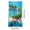 thumbnail image 3 of Microfiber Beach Towel Super Lightweight Colorful Bath Towel Sandproof Beach Blanket Multi-Purpose Towel For Travel Swimming Pool 30x60 Inch Travel Essentials, 3 of 9