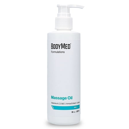 BodyMed Formulations Massage Oil, 8 oz. – Fragrance-Free, All-Natural Oil for Massage Therapy – Leaping Bunny Certified – with Arnica Extract & Jojoba – Non-Staining, & Paraben Free