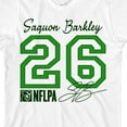 thumbnail image 2 of NFLPA Saquon Barkley 26 Youth White Crew Neck Short Sleeve T-shirt
-XL, 2 of 4