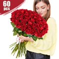 thumbnail image 3 of Rosas artificiales Rowfad Velvet Silk Red 60 unidades, 3 of 9