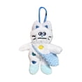 thumbnail image 1 of Llavero de peluche de gato, colgante para mochila, llavero decorativo hecho a mano, accesorios de bricolaje para coche. Blanco, 1 of 9