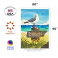 thumbnail image 4 of Toland Home Garden Beach Bird 28 x 40 Inch Decorative Summer Ocean Seagull House Flag, 4 of 5