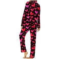 thumbnail image 5 of Purcolt Pajamas for Women Set Long Sleeve Button Down Sleepwear Soft Pjs Sets 2 Piece Lounge Sets with Pocket, 5 of 5