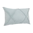 thumbnail image 5 of Laddha Home Designs 24" Blue Hand Woven Diamond Tufted Rectangular Throw Pillow, 5 of 9