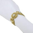 thumbnail image 2 of Fennco Styles Vintage Pearl Bead Napkin Rings, Set of 4 - Gold Metal Napkin Holders for Home, Dining Room, Banquet, Family Gathering, Holiday Décor and Special Occasion, 2 of 5