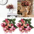 thumbnail image 2 of Flowers 2pc Elegant Rose Bouquet for Wedding Photography Home Dining Table Coffee Table Props Floral Display, 2 of 8