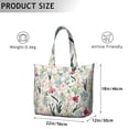 thumbnail image 5 of Flower Women's Large Weekend Travel Bag Moving Canvas Handbag Thick Double Layer Beach Weekend Travel Unisex Hospital Maternity Delivery with Toiletry Waterproof, 5 of 5