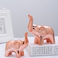 thumbnail image 5 of Elephant Statue Home Decor Elephant Statue Decorations Gold Sculpture Ornaments Figurines Miniatures Gold  S, 5 of 7