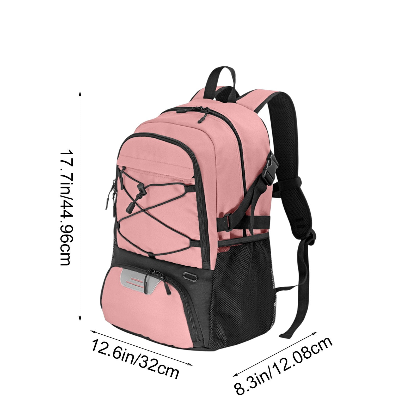 Elainilye Athletic Backpack, Airflow Design Sports Bag with Shoe Compartment, Gym Travel Pack for Basketball Gear Tennis Equipment Training