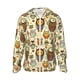 thumbnail image 1 of Balery Cute Owls Sudadera ligera de manga larga con capucha y protección solar UPF 50+ para hombre y mujer, ideal para pesca y running-3X-Large, 1 of 7