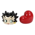 thumbnail image 6 of Comical Betty Boop And Giant Heart Love Ceramic Salt And Pepper Shakers Set, 6 of 7