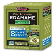 Seapoint Farms Dry Roasted .. Edamame, Wasabi, Vegan, Gluten-Free, .. and Non-GMO, Crunchy Snack .. for Healthy Snacking, 100 .. Calorie Snack Pack (12 .. Boxes)