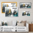 thumbnail image 4 of Designart "Green And Yellow Modernist Cityscapes I" City Art Deco Canvas Art Print, 4 of 5