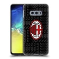 thumbnail image 1 of Head Case Designs Officially Licensed AC Milan Crest Patterns Red And Grey Soft Gel Case Compatible With Samsung Samsung Galaxy S10e, 1 of 7
